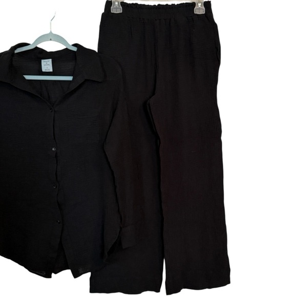 ❤️‍🔥𝙎𝙃𝘼𝘿𝙀 & 𝙎𝙃𝙊𝙍𝙀 𝙂𝘼𝙐𝙕𝙀 𝙒𝙄𝘿𝙀 𝙇𝙀𝙂 𝙋𝘼𝙉𝙏𝙎/𝘽𝙐𝙏𝙏𝙊𝙉 𝘿𝙊𝙒𝙉 𝙎𝙃𝙄𝙍𝙏 𝙎𝙀𝙏 - Picture 4 of 12